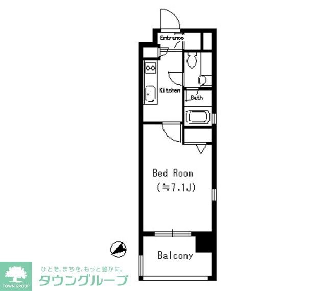 MFPRコート蒲田の物件間取画像