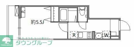 ラグゼフラット東六郷の物件間取画像