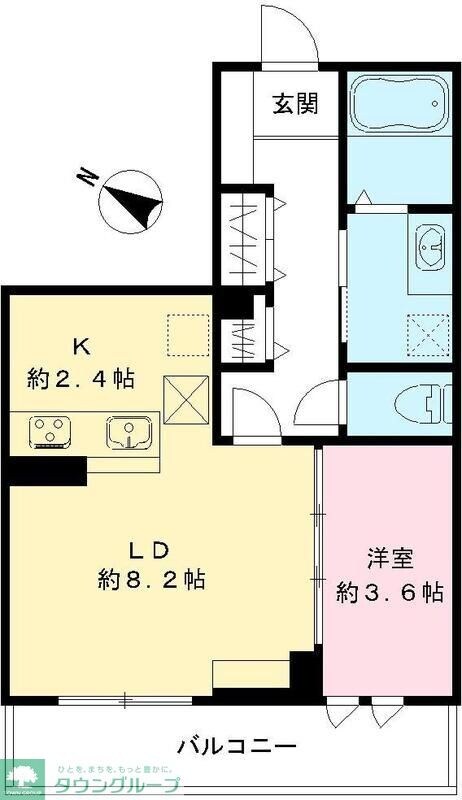 玉南ビルの物件間取画像