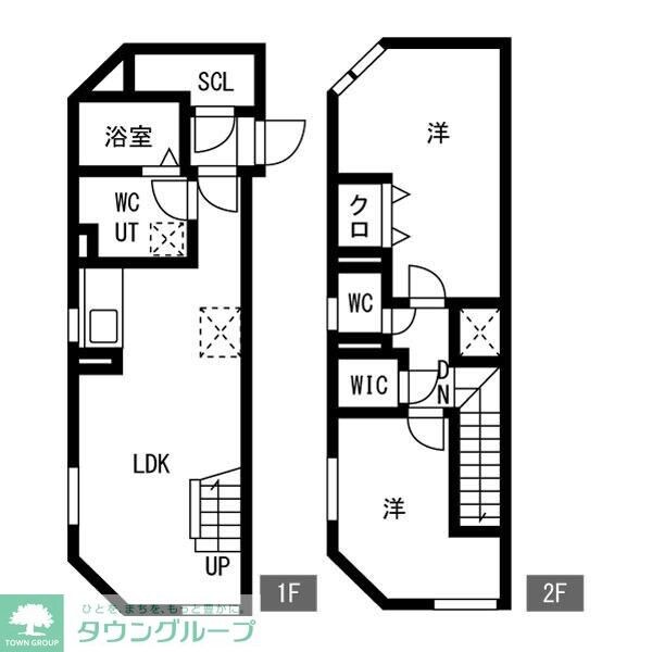 TRADIS荏原中延の物件間取画像