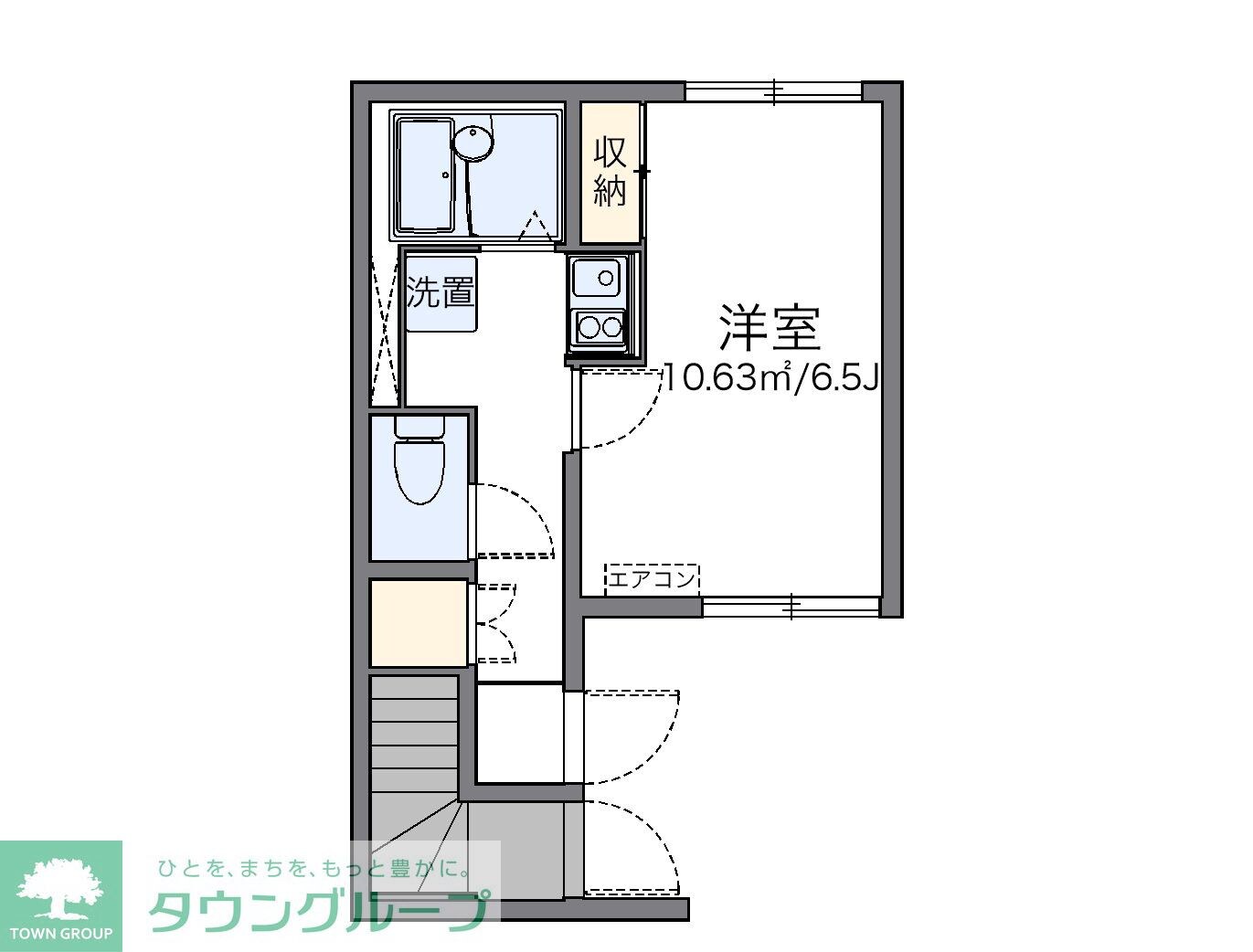 レオネクストSensuiIVの物件間取画像