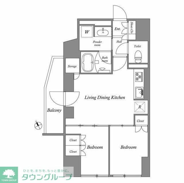 コスモグラシア池田山の物件間取画像