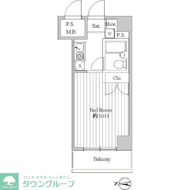スペーシア池上の物件間取画像