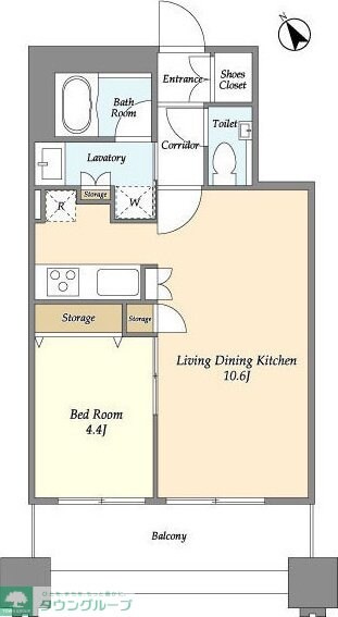 LaSante池田山の物件間取画像