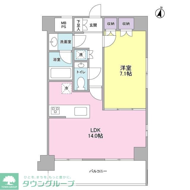 プレディアスタイル池上南EASTの物件間取画像