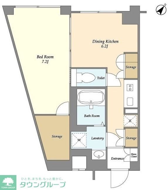 ジニア不動前の物件間取画像