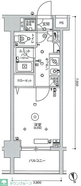 スカイコート蒲田ガーデンの物件間取画像
