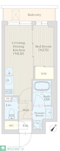 イプセ高輪台の物件間取画像