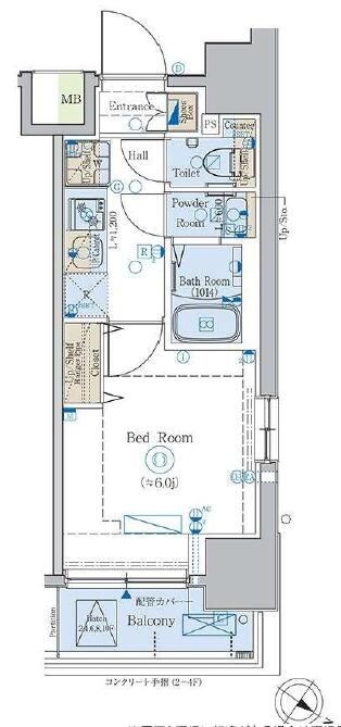SS.FLAT北品川の物件間取画像