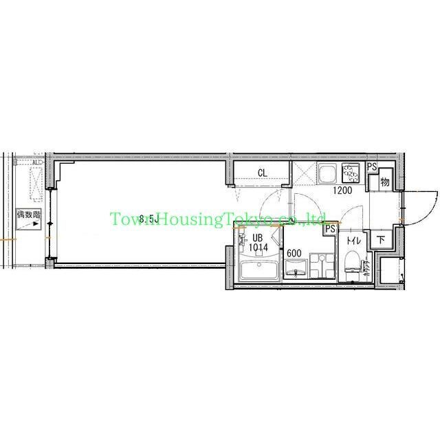 ルネサンスコート祐天寺の物件間取画像