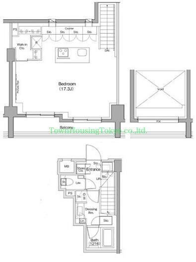 ザ・パークハビオ神泉の物件間取画像