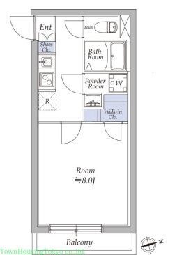 アトリオフラッツ奥沢の物件間取画像
