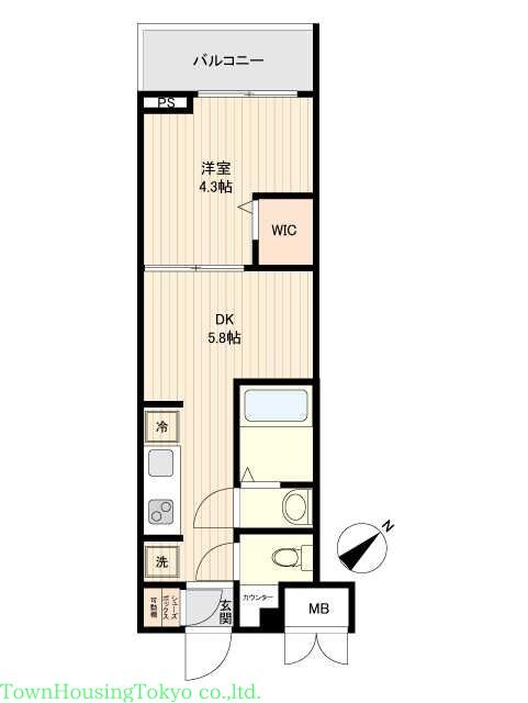 ウィルテラス用賀の物件間取画像