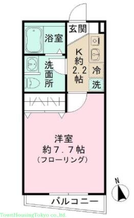 ヒルズコート東が丘の物件間取画像