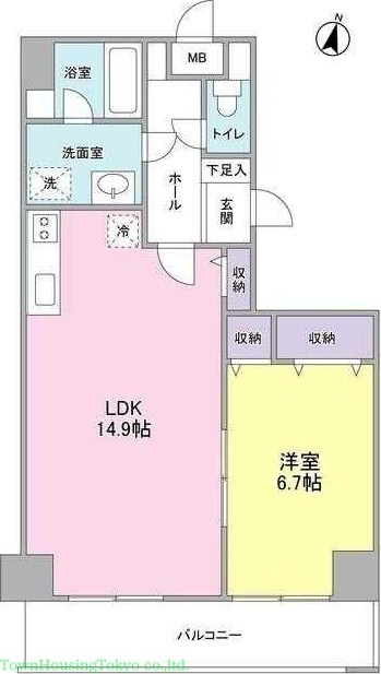 ソリッド大橋の物件間取画像