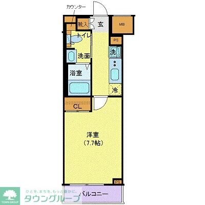 ジェノヴィア目黒南グリーンヴェールの物件間取画像