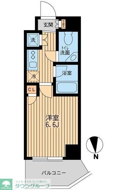 スペーシア池尻大橋の物件間取画像