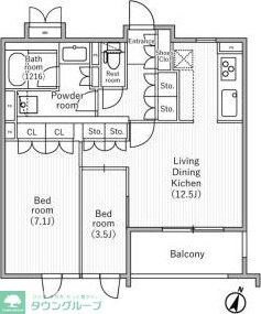 nidoSAKURAGAOKAの物件間取画像