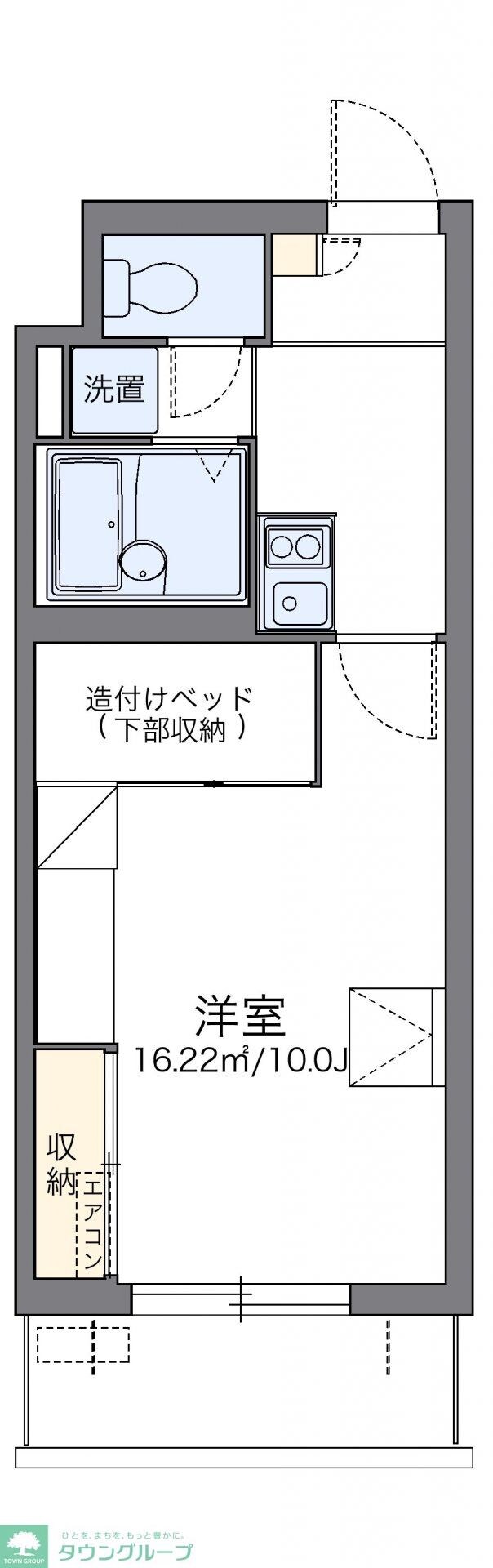 レオパレスパルコートDの物件間取画像