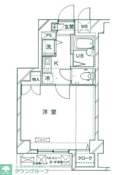 ドルチェ代々木の物件間取画像