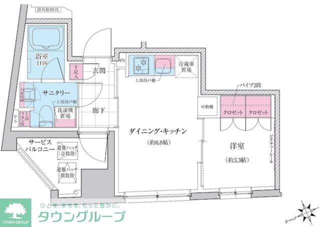 ステラメゾン三軒茶屋の物件間取画像