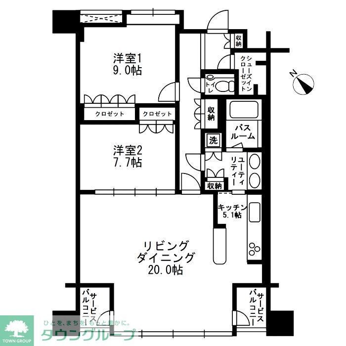 アーバンパーク代官山I/アーバンパーク代官山IIの物件間取画像