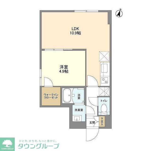ウェルスクエア駒場東大前の物件間取画像