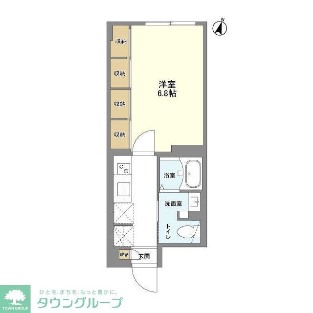 ウェルスクエア駒場東大前の物件間取画像