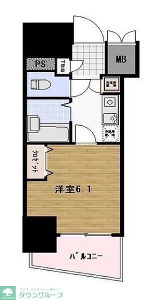 エクセリア代々木の物件間取画像