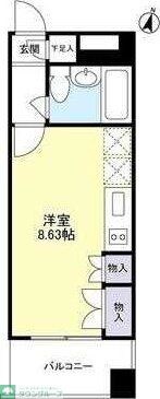 fino JIYUGAOKAの物件間取画像