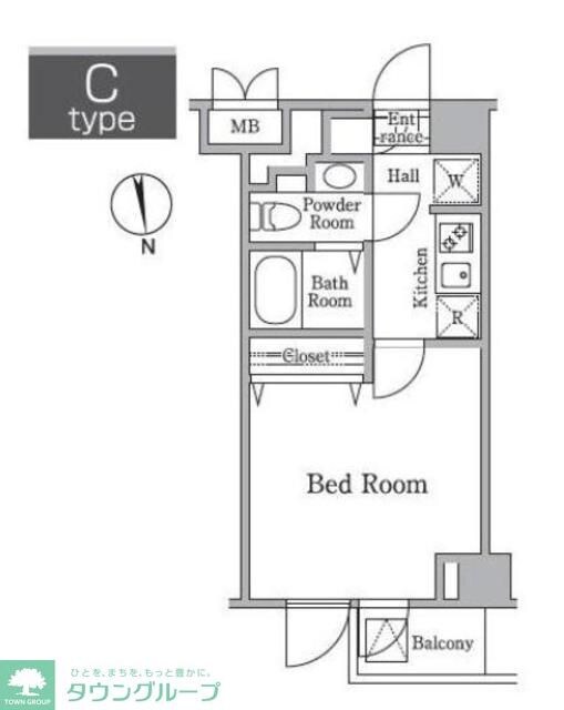 レジディア西小山の物件間取画像