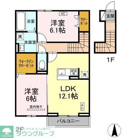 Bell runの物件間取画像