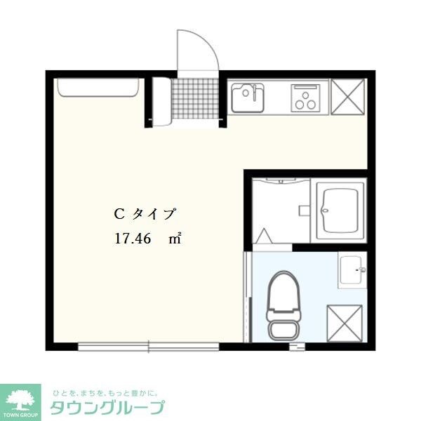 プラティーク代沢の物件間取画像