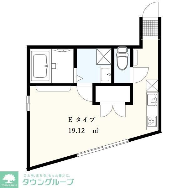 プラティーク代沢の物件間取画像