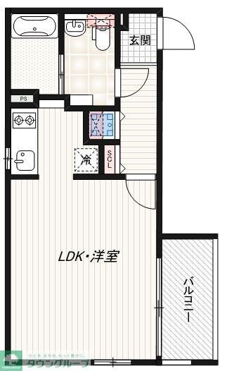 ALERO北参道の物件間取画像