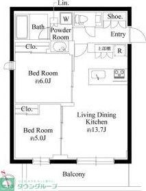 ラヴィエール千駄ヶ谷プレミアムレジデンスの物件間取画像