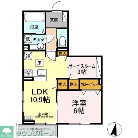 ローレルハイムの物件間取画像