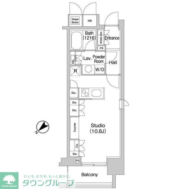 コンフォリア北参道の物件間取画像