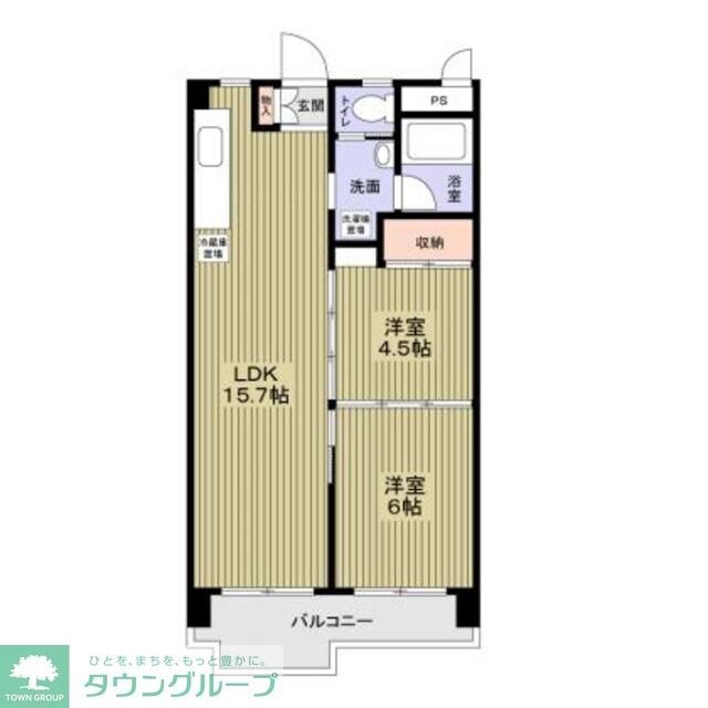 日香苑Iの物件間取画像