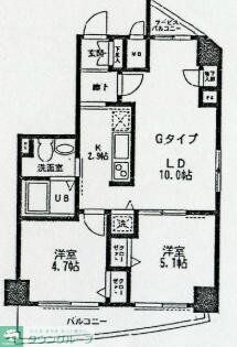 ラスカシエロ下北沢の物件間取画像