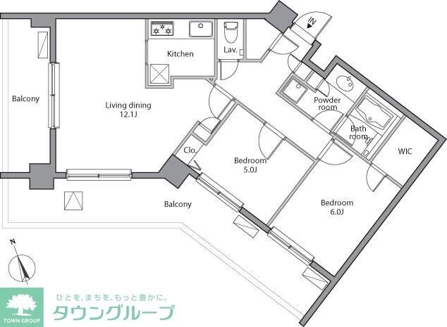レジディア祐天寺の物件間取画像