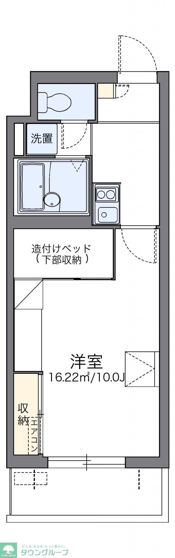 レオパレスパルコートDの物件間取画像