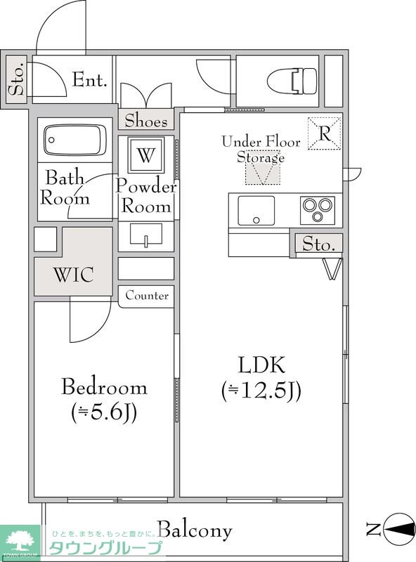 ベレオ三軒茶屋の物件間取画像