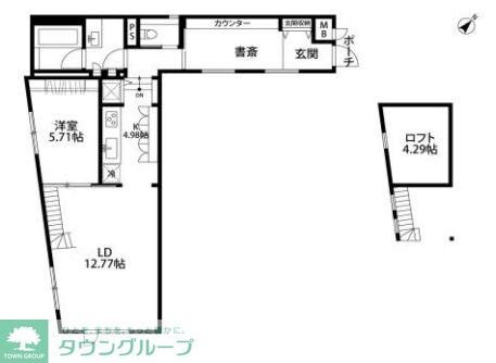 デコール代官山の物件間取画像