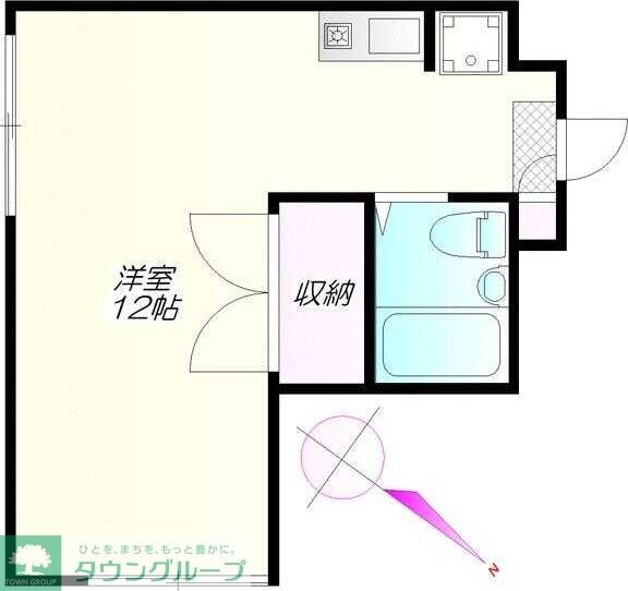トポスM駒沢の物件間取画像
