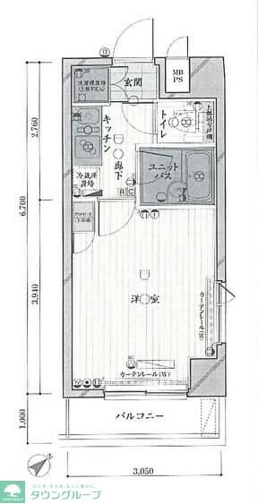 ルーブル椎名町の物件間取画像