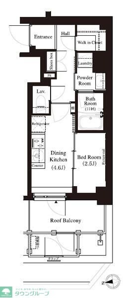 アーバンパーク江古田の森の物件間取画像