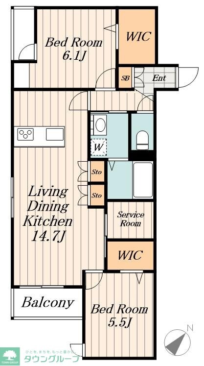 PLACIDO.Nの物件間取画像