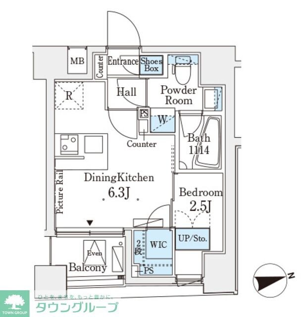 レジデンス文京春日の物件間取画像