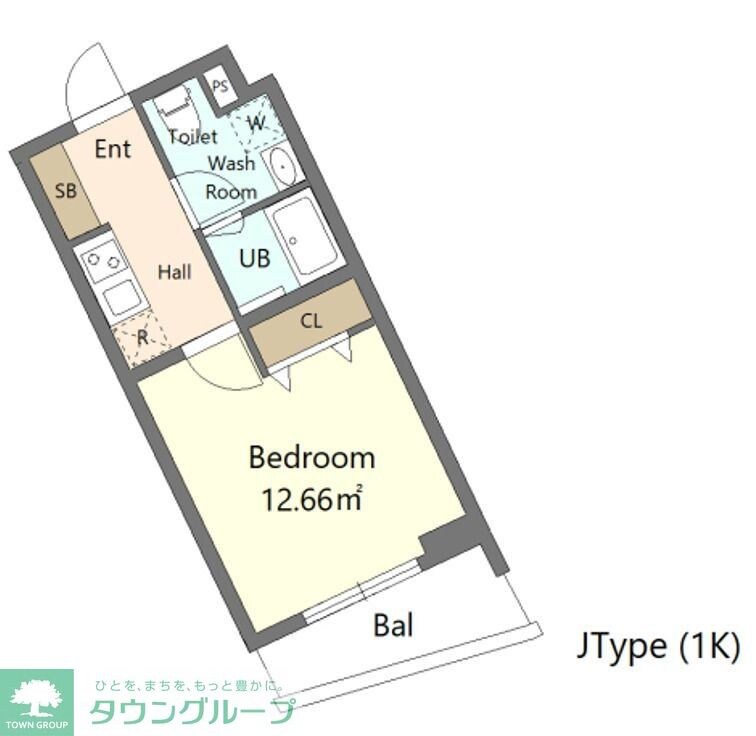 Alivis新江古田の物件間取画像